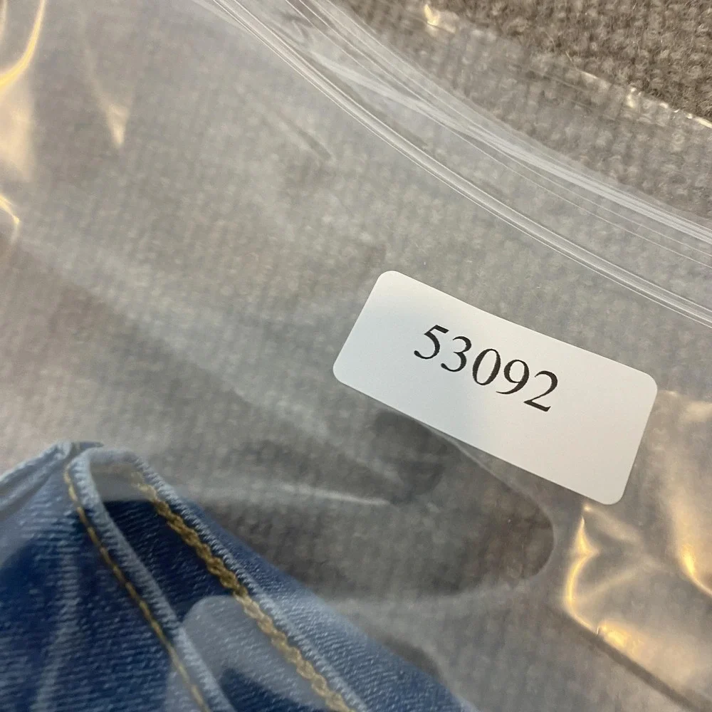Levis Jeans Mens 31x32 Blue Regular Straight Stretch Distressed Denim Pants